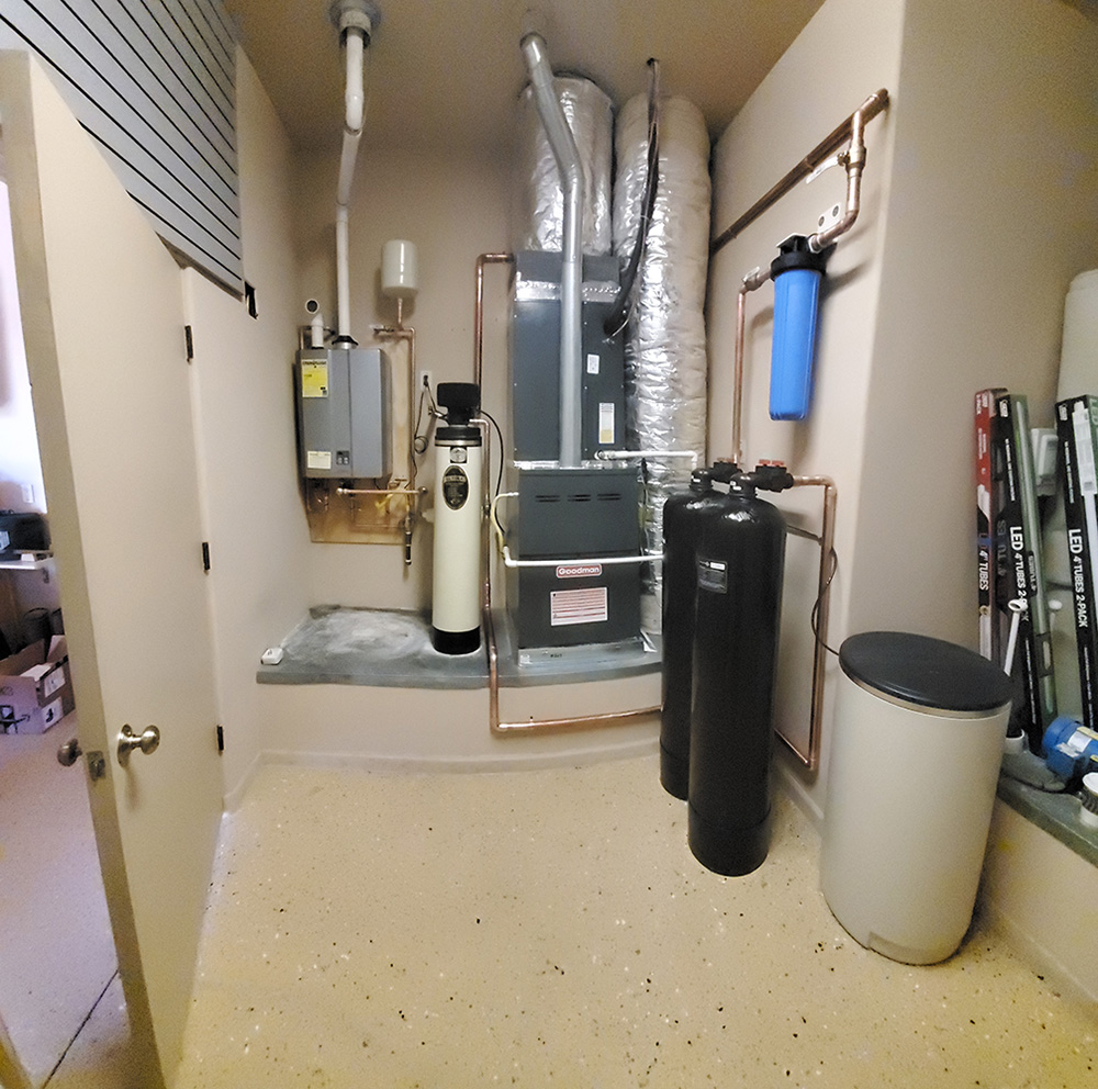 Water Conditioner and Softener Installation in home