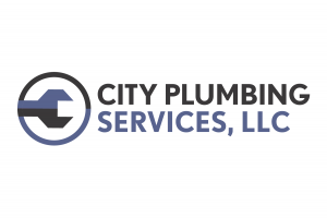 City Plumbing Services logo on a white background. 