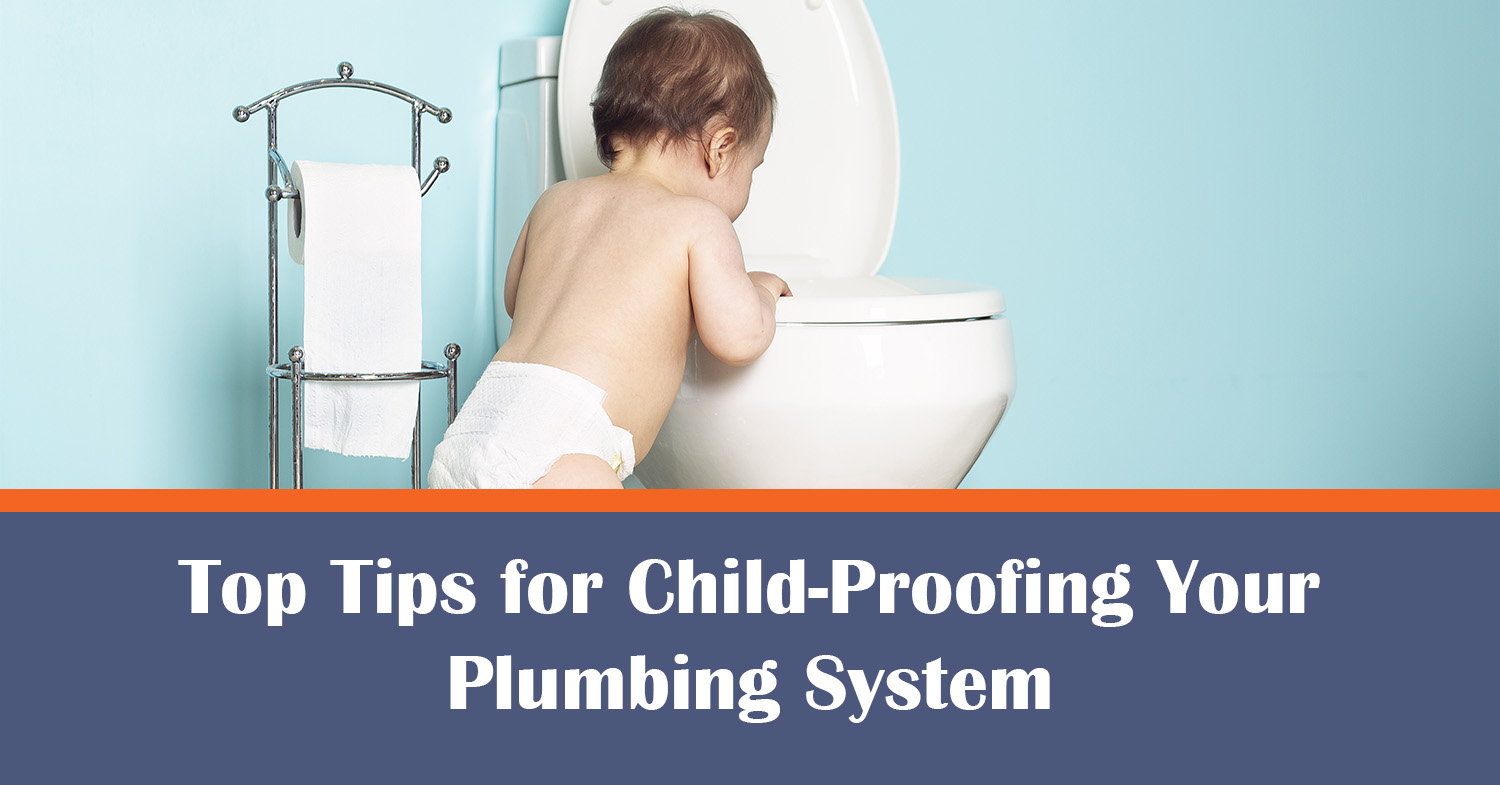 A toddler looking into a toilet bowl, admiring the plumbing system at work.